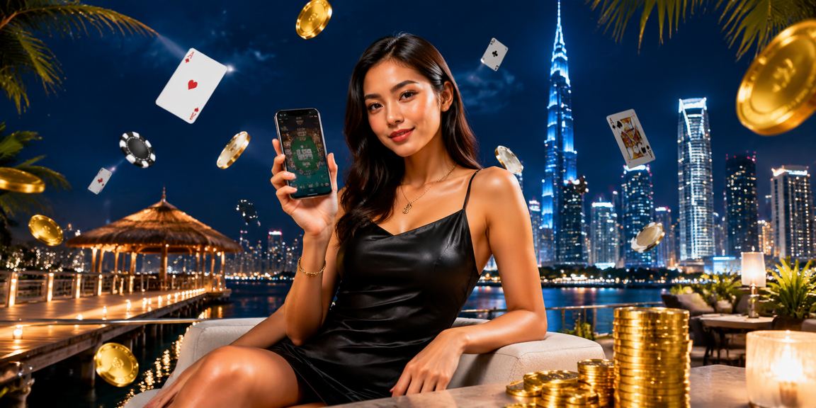 Pengguna di Kuala Lumpur menikmati permainan slot dan poker dalam talian wira88